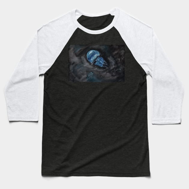 Jellyfish Baseball T-Shirt by KissArt